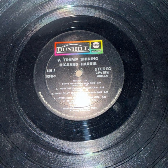 Richard Harris A Tramp Shining 1971 vinyl - Picture 8 of 8